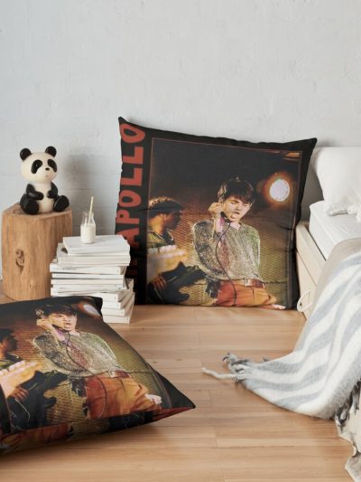 Omar Apollo Throw Pillow Official Omar Apollo Merch