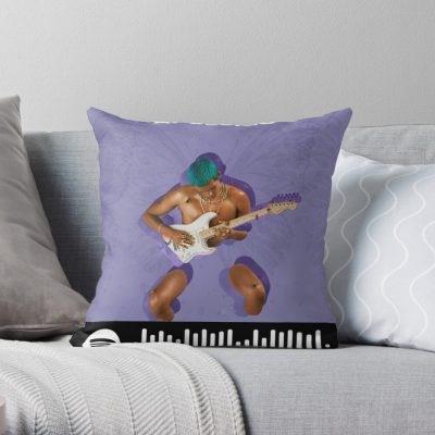 Omar Apollo Throw Pillow Official Omar Apollo Merch