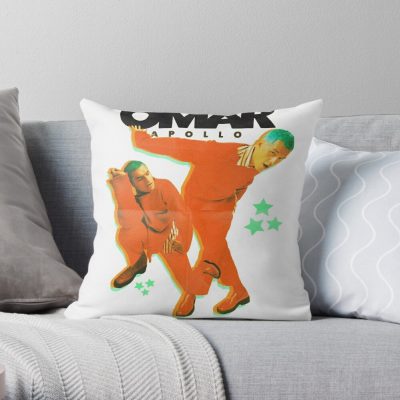 Omar Apollo Throw Pillow Official Omar Apollo Merch