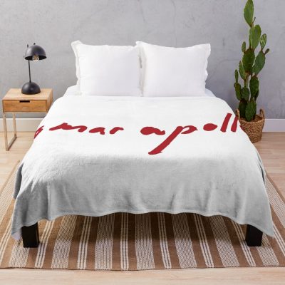 Omar Apollo Tour Merch Omar Apollo Logo Throw Blanket Official Omar Apollo Merch
