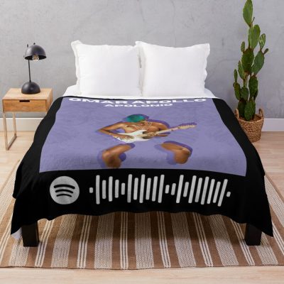 Omar Apollo Throw Blanket Official Omar Apollo Merch