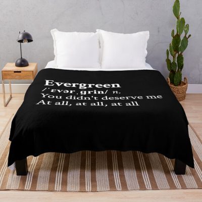 Omar Apollo Aesthetic Motivational Quote Lyrics Black Throw Blanket Official Omar Apollo Merch
