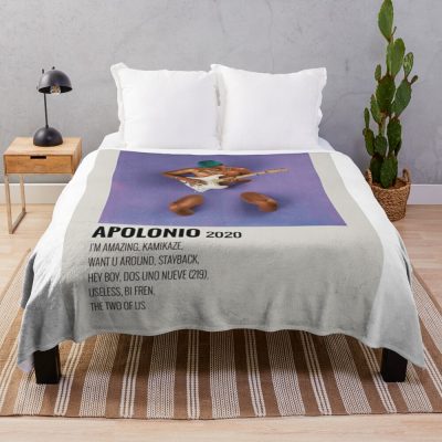 Omar Apollo Throw Blanket Official Omar Apollo Merch