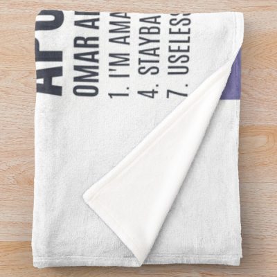Omar Apollo Throw Blanket Official Omar Apollo Merch