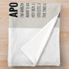 Omar Apollo Throw Blanket Official Omar Apollo Merch