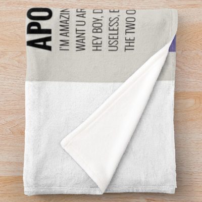 Omar Apollo Throw Blanket Official Omar Apollo Merch