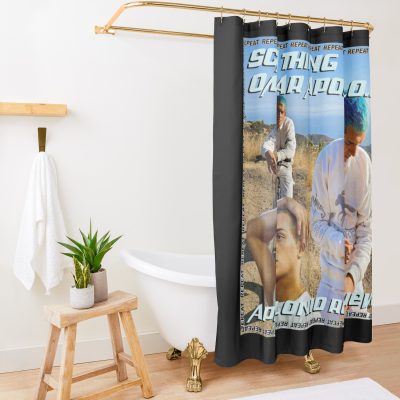 Omar Apollo Shower Curtain Official Omar Apollo Merch