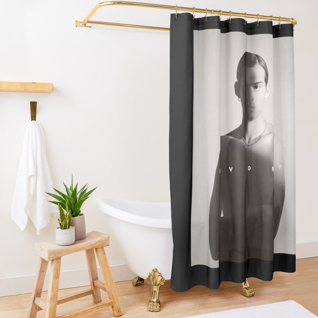 Omar Apollo Shower Curtain Official Omar Apollo Merch