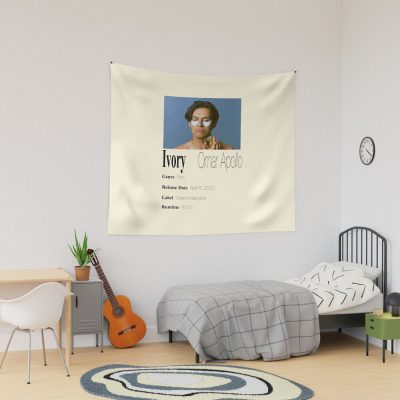 Ivory Poster Tapestry Official Omar Apollo Merch