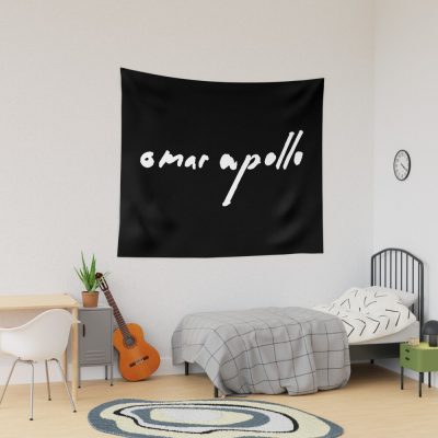 Omar Apollo Tour Merch Omar Apollo Logo Tapestry Official Omar Apollo Merch