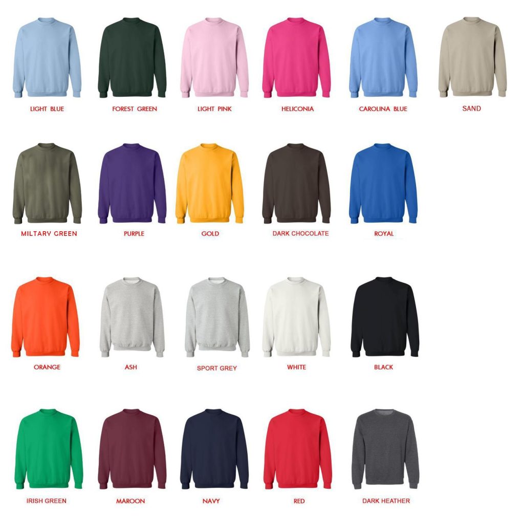 sweatshirt color chart - Omar Apollo Store